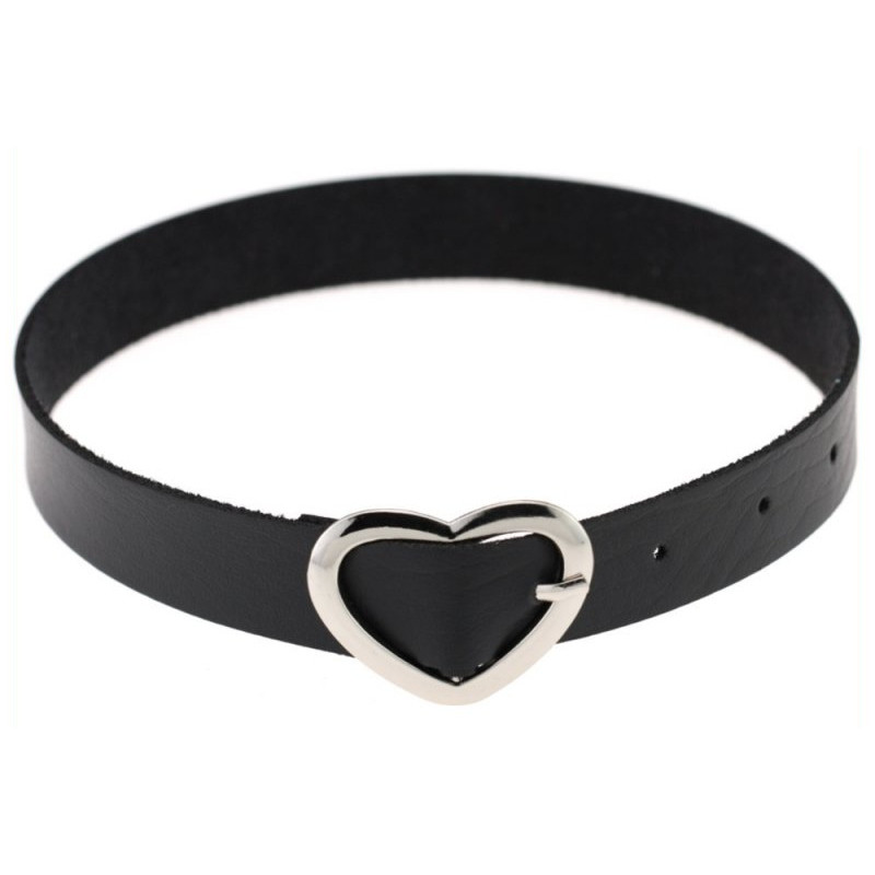 Joy Jewels Ras de cou Heart Attach Noir